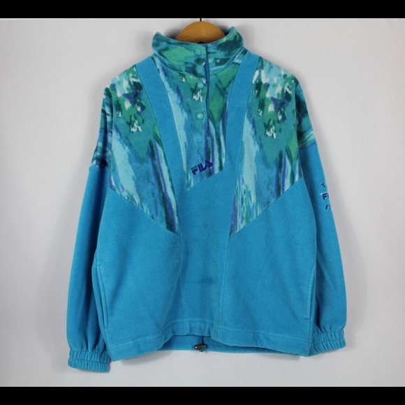 Vintage 90s Fila Italy Fleece - Picture 2 of 3